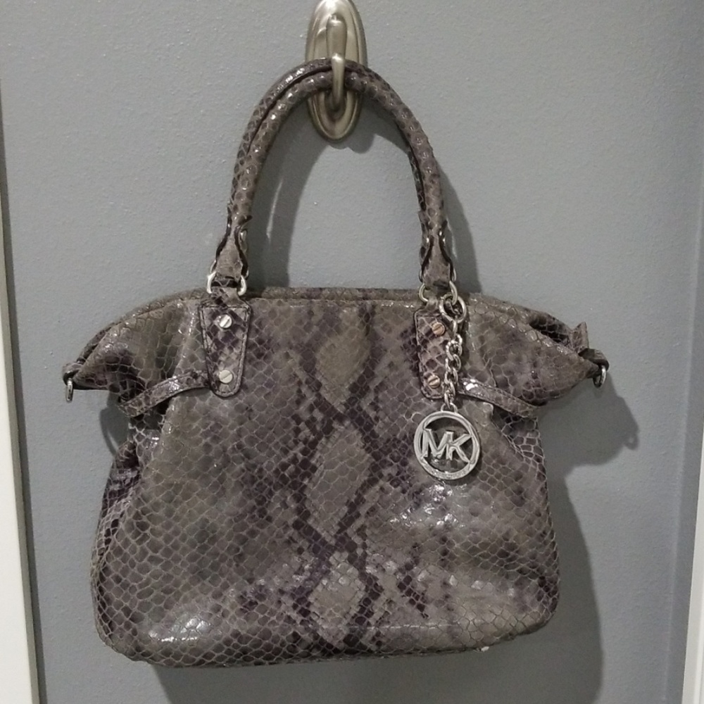 Used, original, snake skin purse